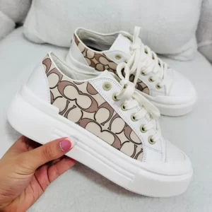 Tenis Ara Beige suela blanca